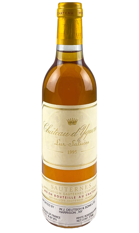 Bottle of Chateau d'Yquem, Sauternes 1er Cru, 1995 (375ml) - Dessert Wine - Flatiron Wines & Spirits - New York