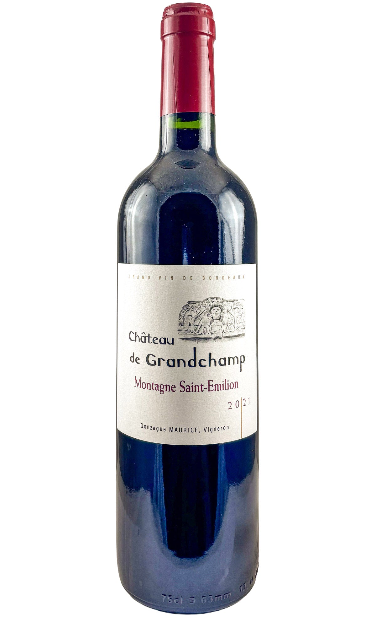 Bottle of Chateau de Grandchamp, Montagne-Saint Emilion, 2021 - Red Wine - Flatiron Wines & Spirits - New York