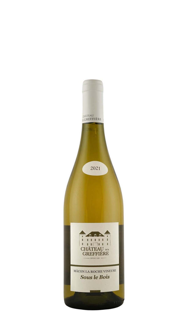 Bottle of Chateau de la Greffiere, Macon La Roche-Vineuse Blanc Sous Le Bois, 2021 - White Wine - Flatiron Wines & Spirits - New York