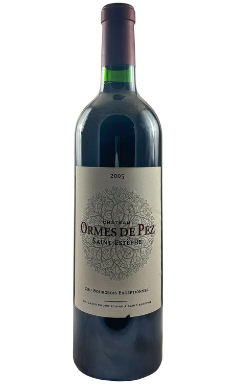 Bottle of Chateau les Ormes de Pez, Saint-Estephe, 2005 - Red Wine - Flatiron Wines & Spirits - New York