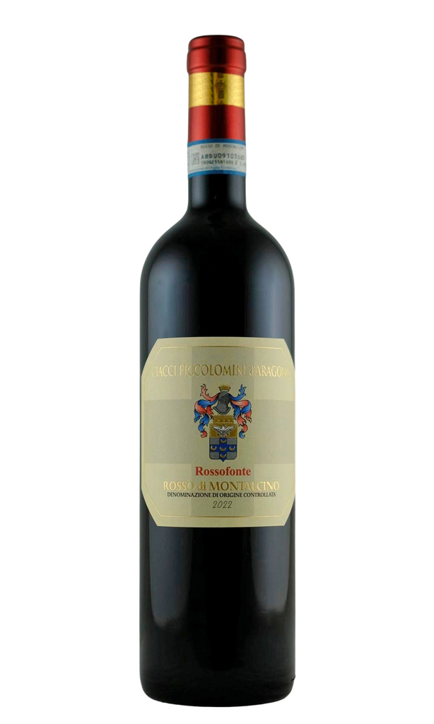 Bottle of Ciacci Piccolomini, Rosso di Montalcino 'Rossofonte', 2022 - Red Wine - Flatiron Wines & Spirits - New York