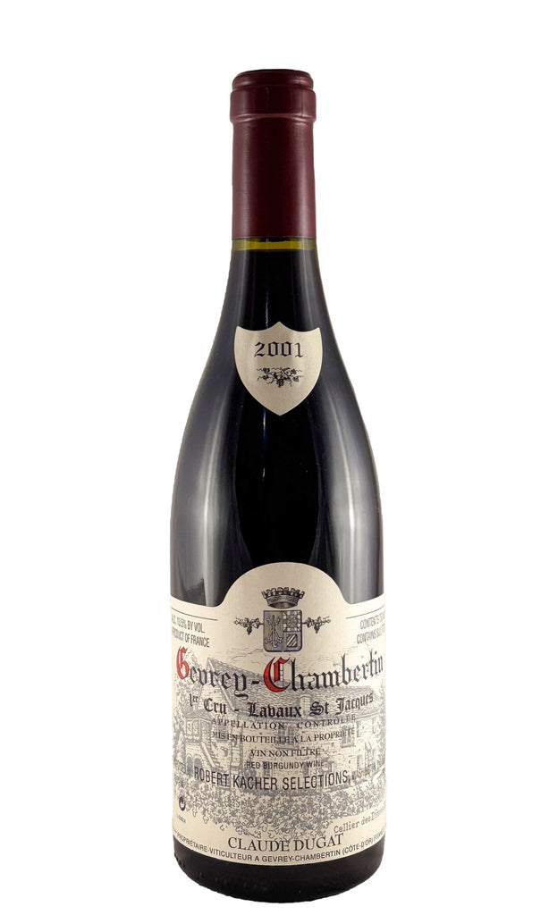 Bottle of Claude Dugat, Gevrey Chambertin 1er Cru Lavaux Saint Jacques, 2001 - Red Wine - Flatiron Wines & Spirits - New York