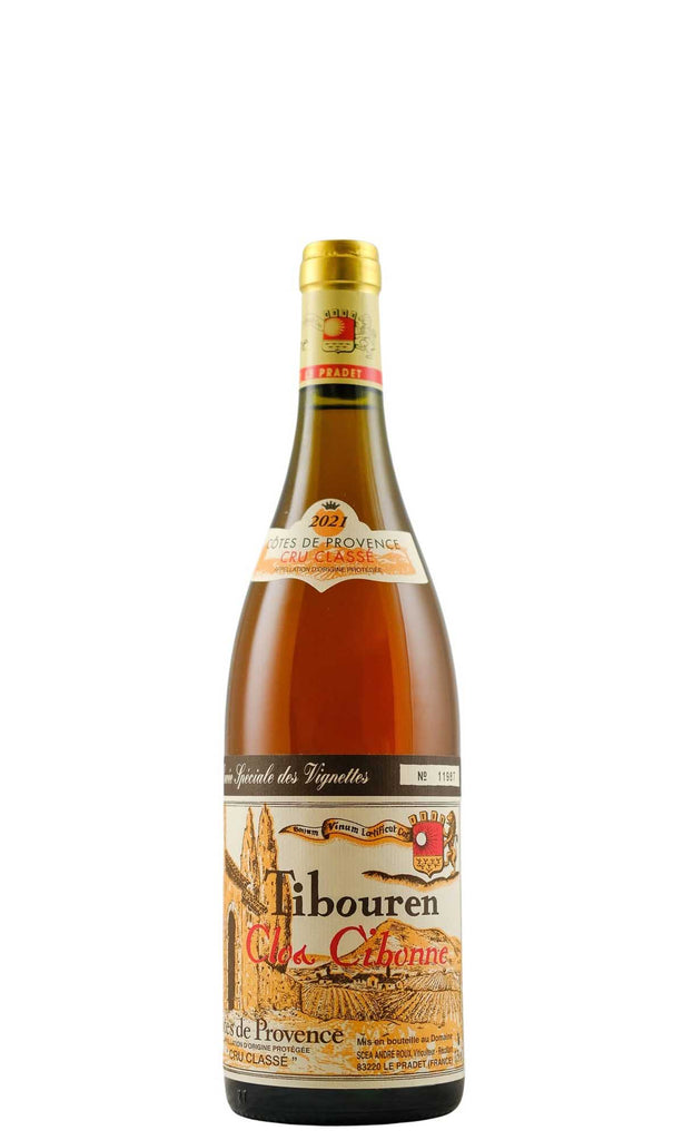 Bottle of Clos Cibonne, Cotes de Provence Tibouren Rose "Cuvee Speciale des Vignettes", 2021 - Rosé Wine - Flatiron Wines & Spirits - New York