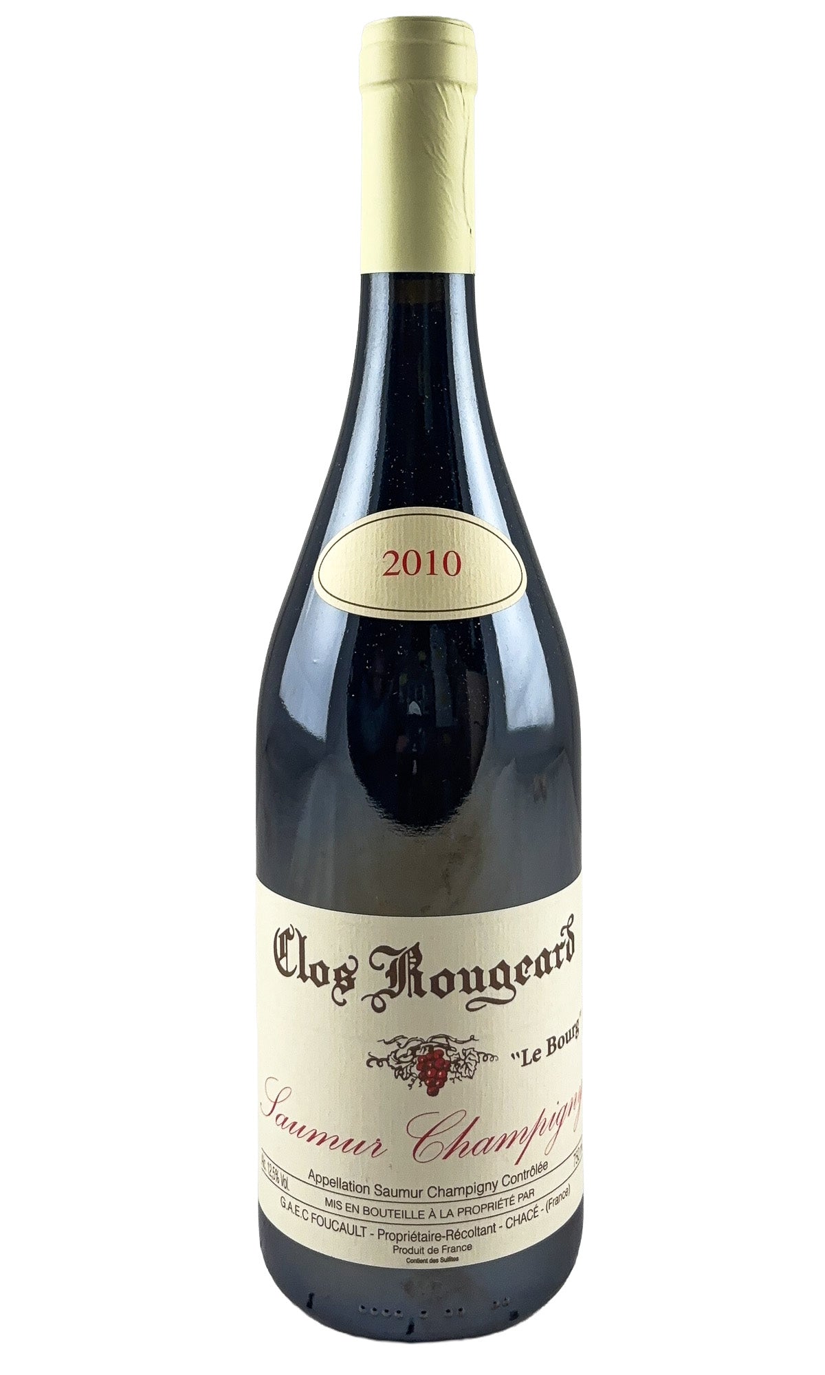 Bottle of Clos Rougeard, Saumur-Champigny Le Bourg, 2010 - Red Wine - Flatiron Wines & Spirits - New York