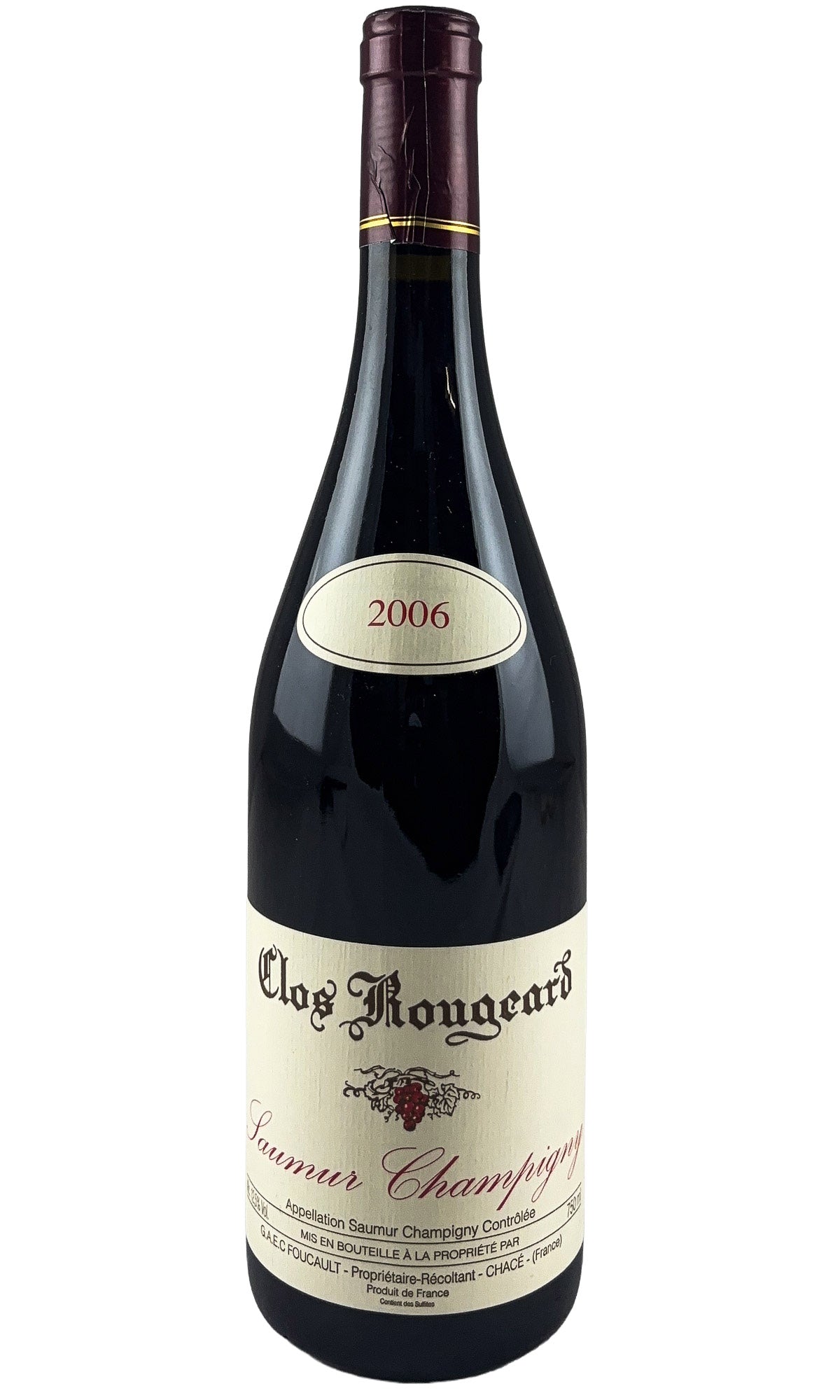 Bottle of Clos Rougeard, Saumur-Champigny Les Clos, 2006 - Red Wine - Flatiron Wines & Spirits - New York
