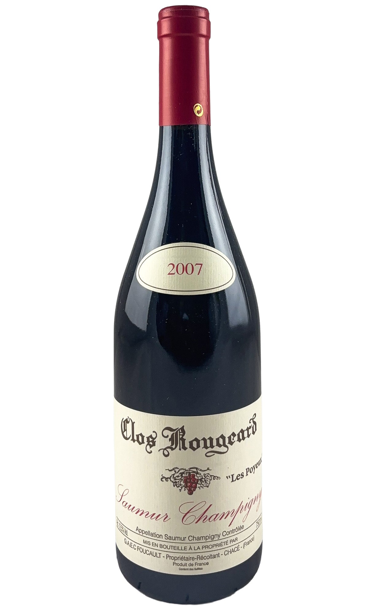 Bottle of Clos Rougeard, Saumur-Champigny Les Poyeux, 2007 - Red Wine - Flatiron Wines & Spirits - New York