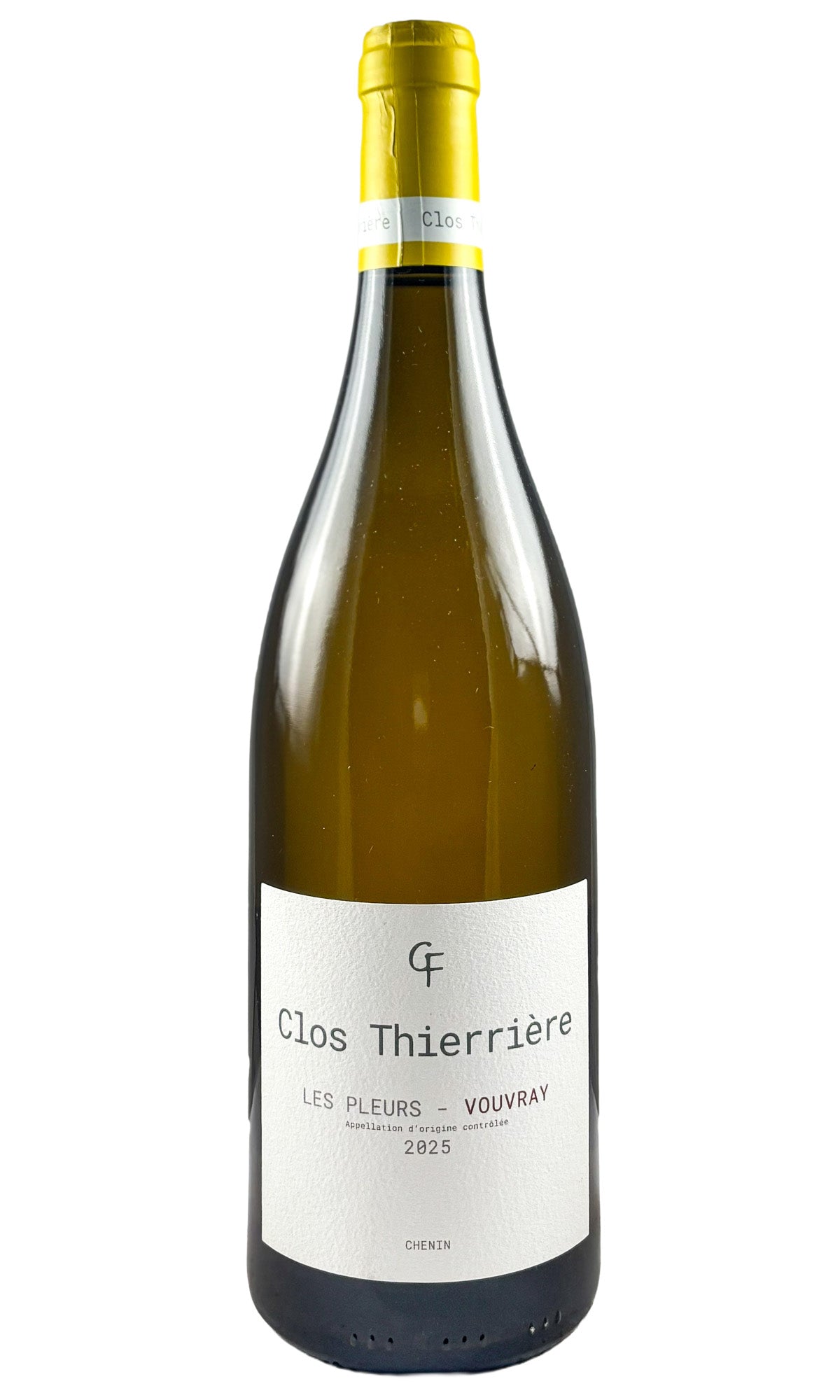 Bottle of Clos Thierriere, Vouvray 'Les Pleurs', 2025 - White Wine - Flatiron Wines & Spirits - New York