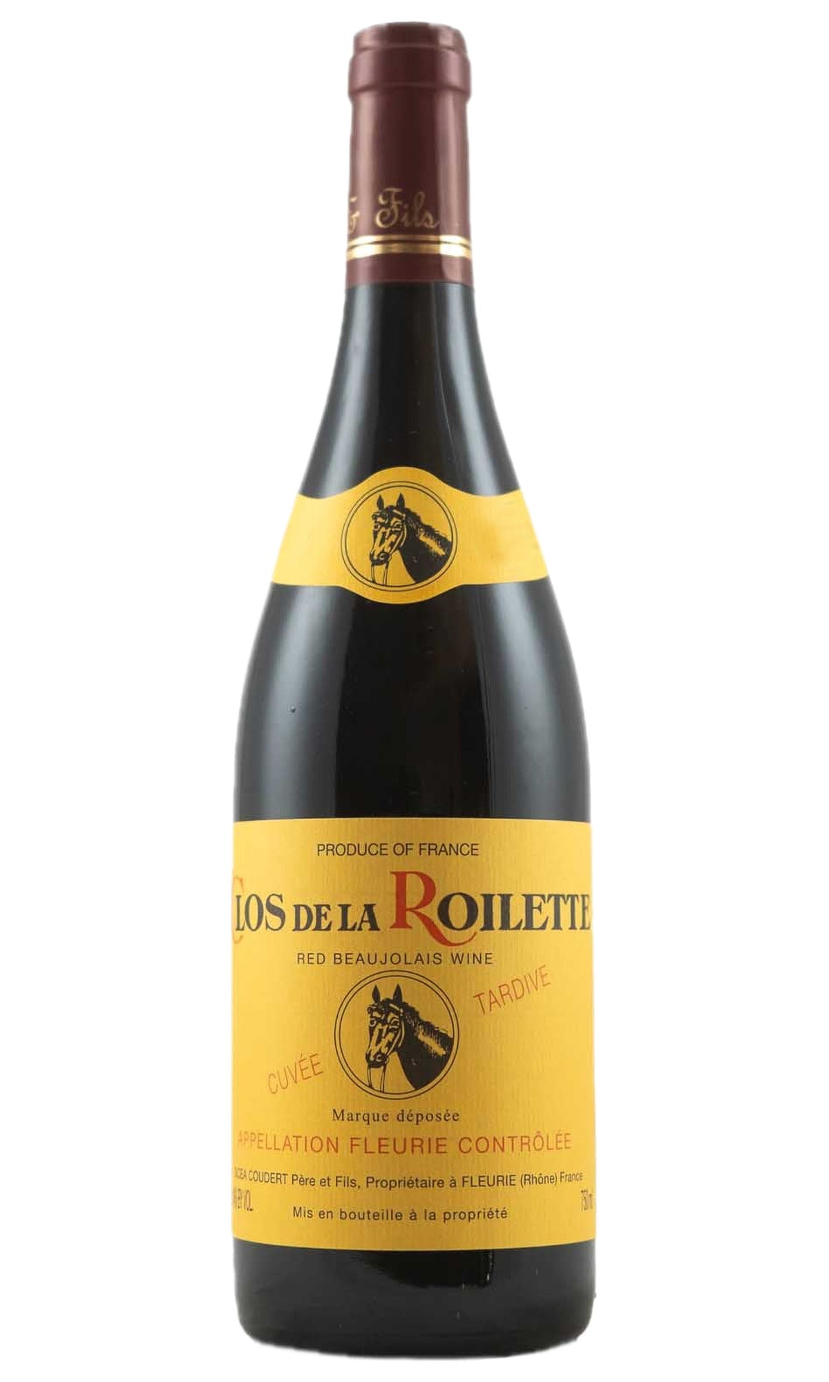 Bottle of Clos de la Roilette (Coudert), Fleurie "Cuvee Tardive", 2023 - Red Wine - Flatiron Wines & Spirits - New York