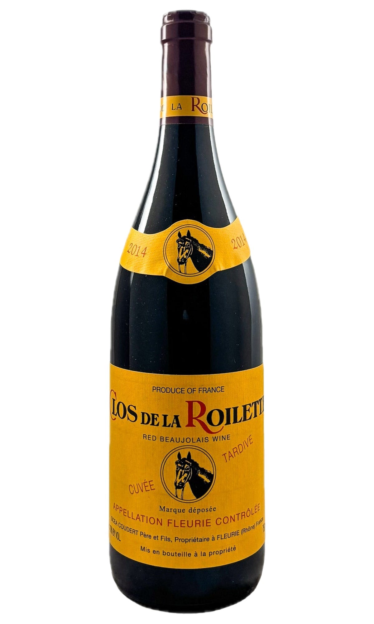 Bottle of Clos de la Roilette (Coudert), Fleurie "Cuvee Tardive", 2024 - Red Wine - Flatiron Wines & Spirits - New York