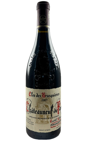 Bottle of Clos des Brusquieres, Chateauneuf-du-Pape Rouge, 2007 - Red Wine - Flatiron Wines & Spirits - New York