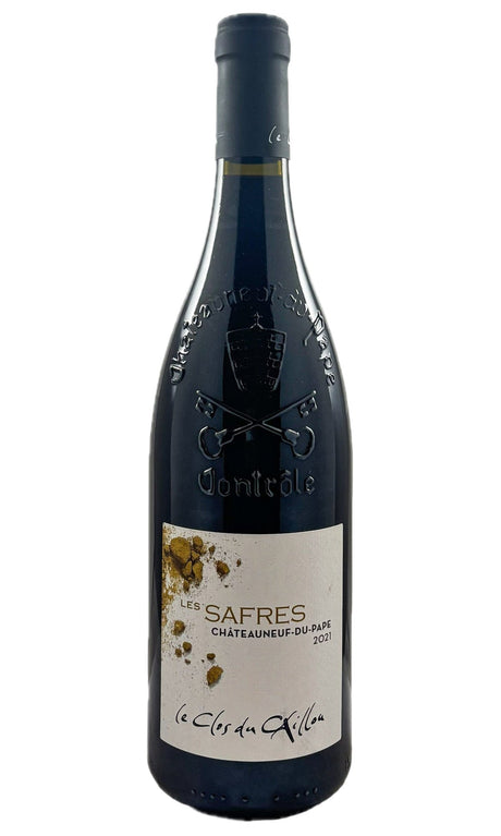 Bottle of Clos du Caillou, Chateauneuf-du-Pape Les Safres, 2021 - Red Wine - Flatiron Wines & Spirits - New York