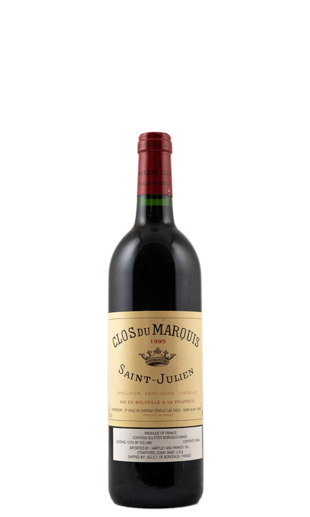 Bottle of Clos du Marquis (Leoville-Las Cases), Saint-Julien, 1995 - Red Wine - Flatiron Wines & Spirits - New York