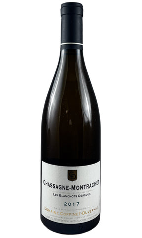 Bottle of Coffinet-Duvernay, Chassagne Montrachet Les Blanchots Dessous, 2017 - White Wine - Flatiron Wines & Spirits - New York
