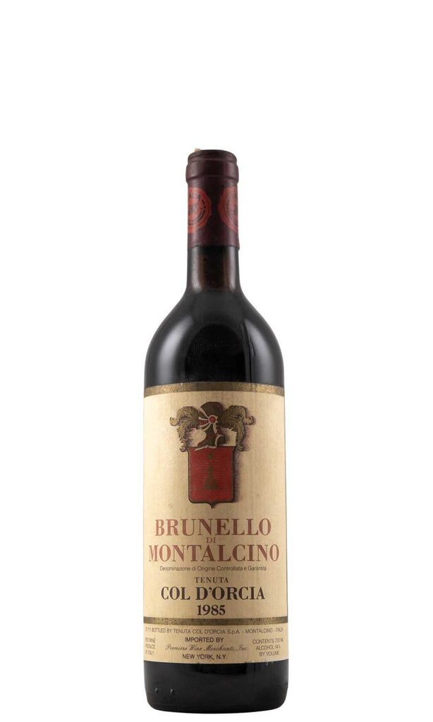 Bottle of Col d'Orcia, Brunello di Montalcino, 1985 - Red Wine - Flatiron Wines & Spirits - New York