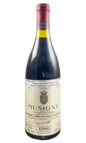 Bottle of Comte Georges de Vogue, Musigny Grand Cru VV, 1990 - Red Wine - Flatiron Wines & Spirits - New York