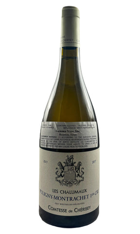 Bottle of Comtesse Bernard de Cherisey, Puligny-Montrachet 1er Cru Les Chalumaux, 2017 - White Wine - Flatiron Wines & Spirits - New York