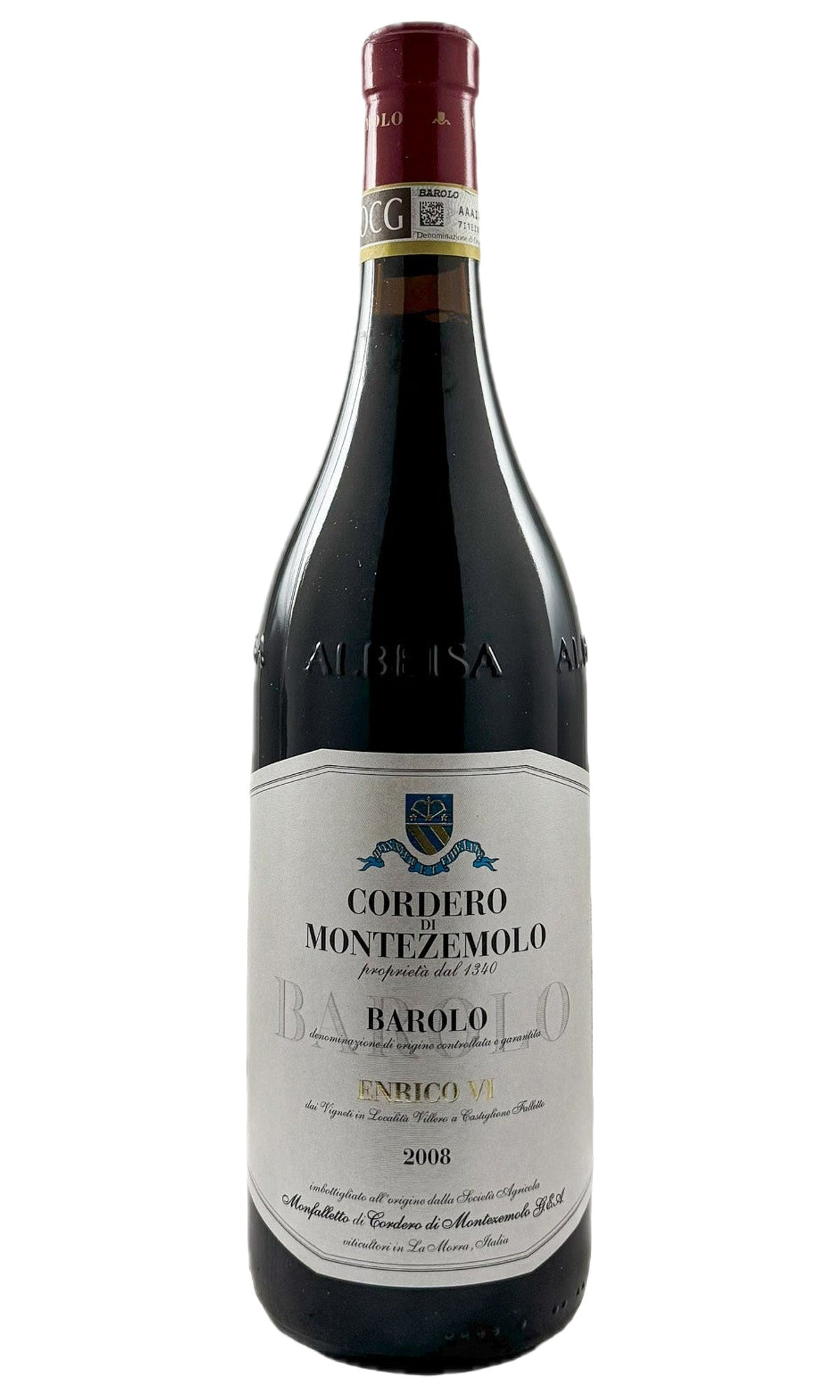 Bottle of Cordero di Montezemolo, Barolo Enrico VI, 2008 - Red Wine - Flatiron Wines & Spirits - New York
