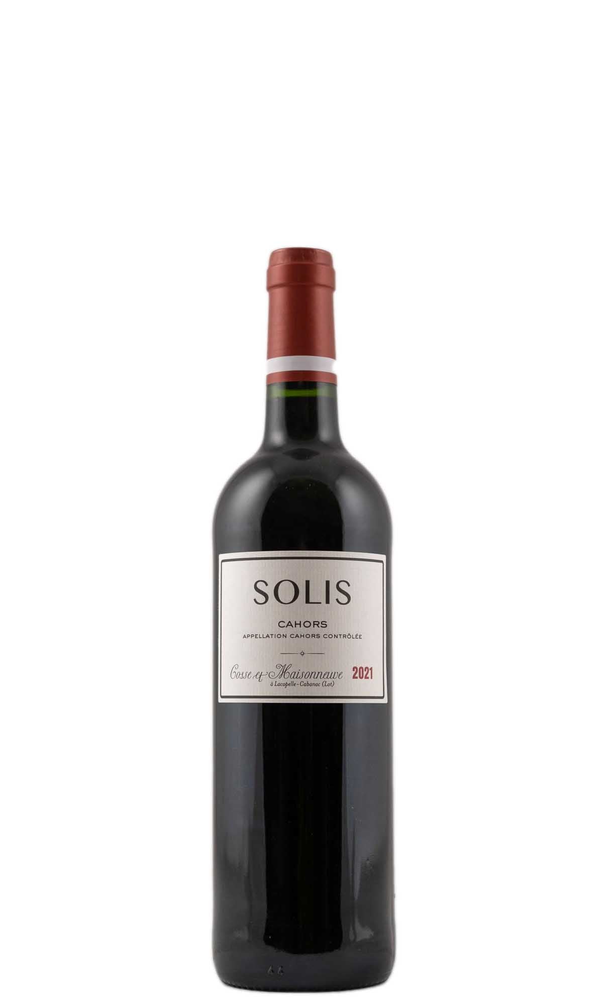 Bottle of Cosse et Maisonneuve, Cahors Malbec 'Solis', 2021 - Red Wine - Flatiron Wines & Spirits - New York