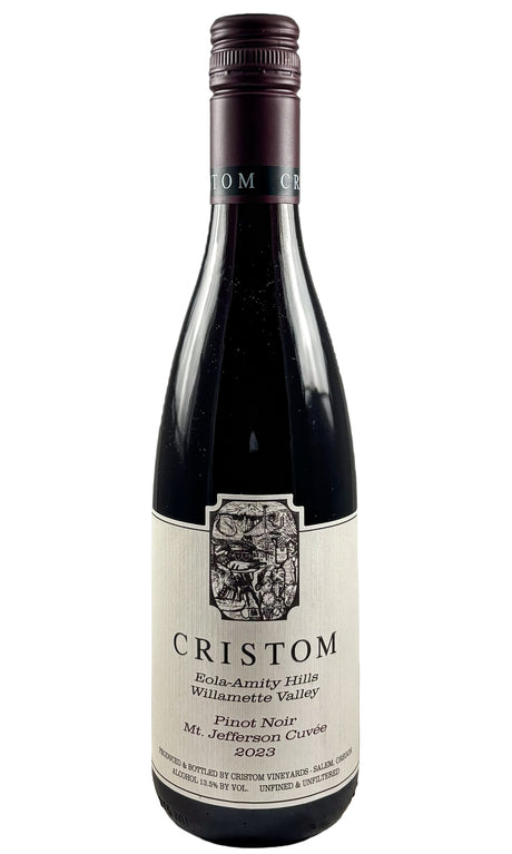 Bottle of Cristom, Pinot Noir Mt. Jefferson Cuvee Willamette Valley, 2023 (375ml) - Red Wine - Flatiron Wines & Spirits - New York