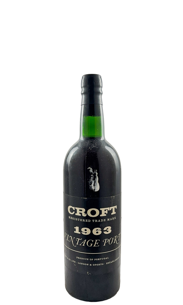 Bottle of Croft, Vintage Port, 1963 - Dessert Wine - Flatiron Wines & Spirits - New York