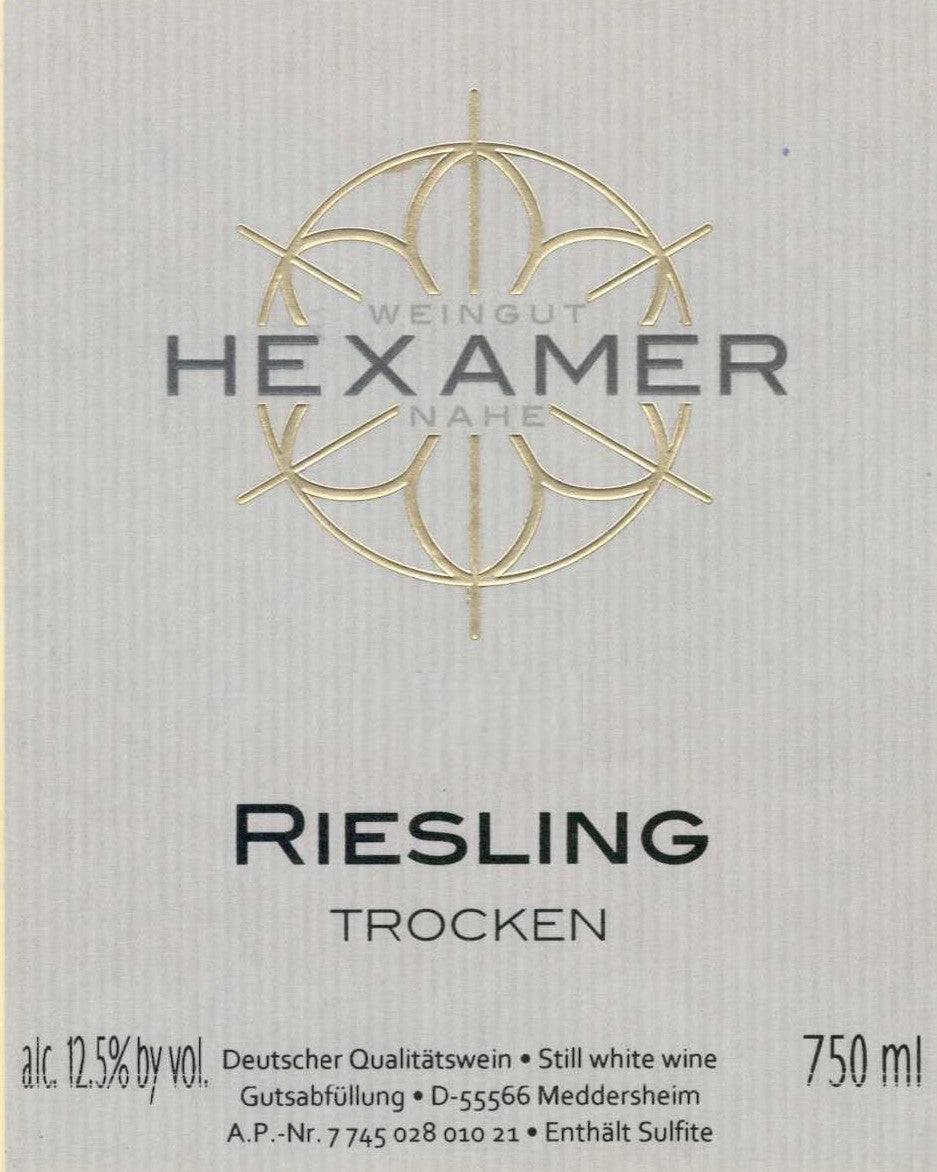Hexamer, Riesling Trocken, 2025 (Pre-Arrival, ETA Late Fall 2026)