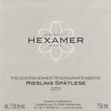 Hexamer, Meddersheimer Rheingrafenberg Riesling Spatlese, 2025 (Pre-Arrival, ETA Late Fall 2026)