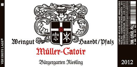 Muller-Catoir, Haardt Riesling Trocken, 2024 (Pre-Arrival, ETA Late Fall 2026)
