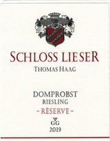 Schloss Lieser, Domprobst Riesling Grosses Gewachs [Library Release], 2019 (Pre-Arrival, ETA Late Fall 2026)