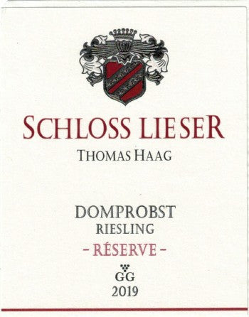 Schloss Lieser, Domprobst Riesling Grosses Gewachs [Library Release], 2019 (Pre-Arrival, ETA Late Fall 2026)