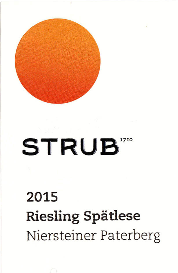 Strub, Niersteiner Paterberg Riesling Spatlese, 2025 (Pre-Arrival, ETA Late Fall 2026)