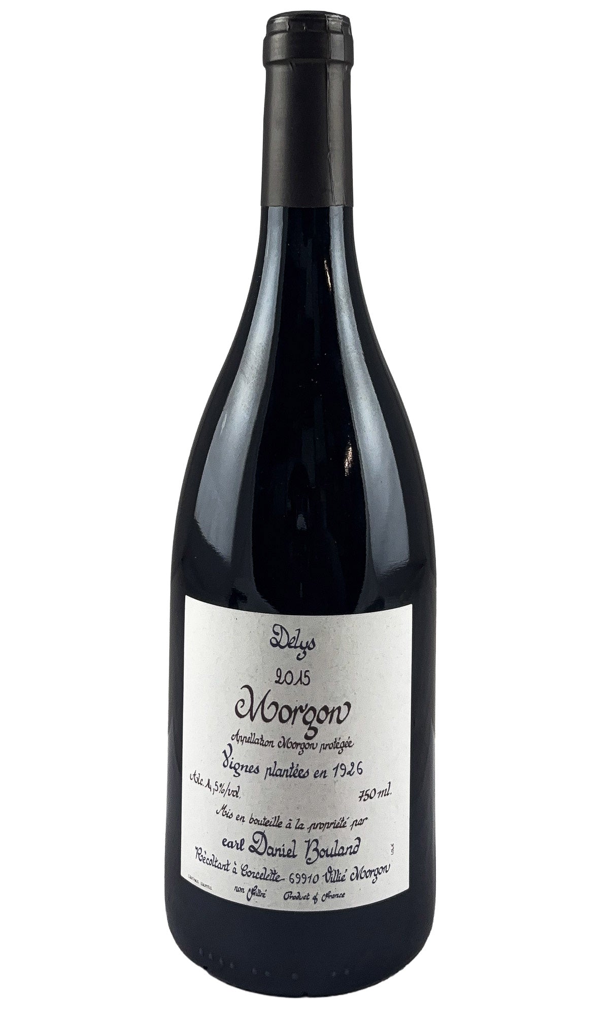 Bottle of Daniel Bouland, Morgon Delys, 2015 - Red Wine - Flatiron Wines & Spirits - New York