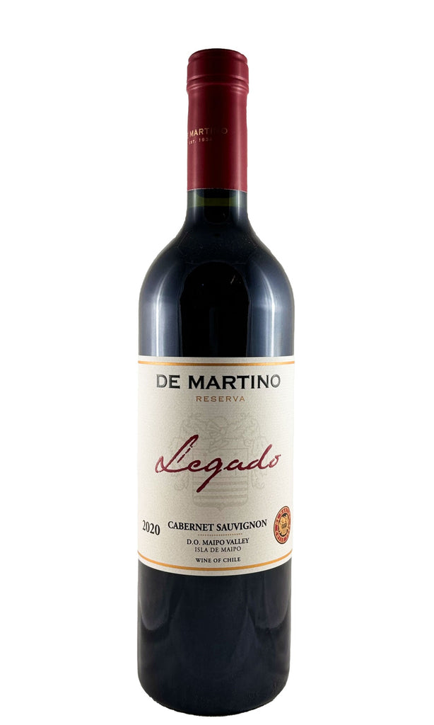 Bottle of De Martino, Legado Cabernet Sauvignon Reserva Valle del Maipo, 2020 - Red Wine - Flatiron Wines & Spirits - New York