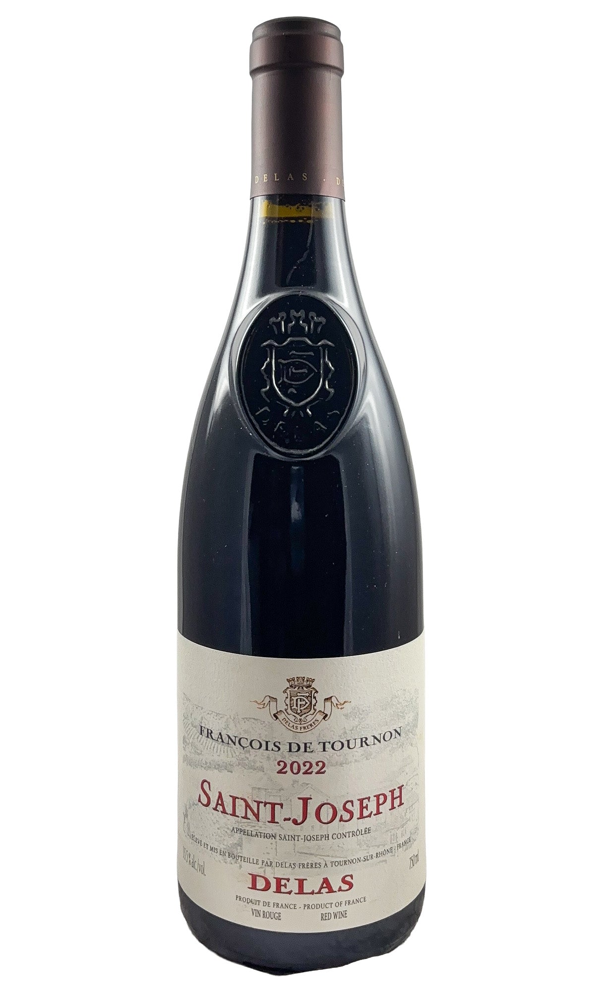 Bottle of Delas Freres, Saint Joseph Francois de Tournon, 2022 - Red Wine - Flatiron Wines & Spirits - New York