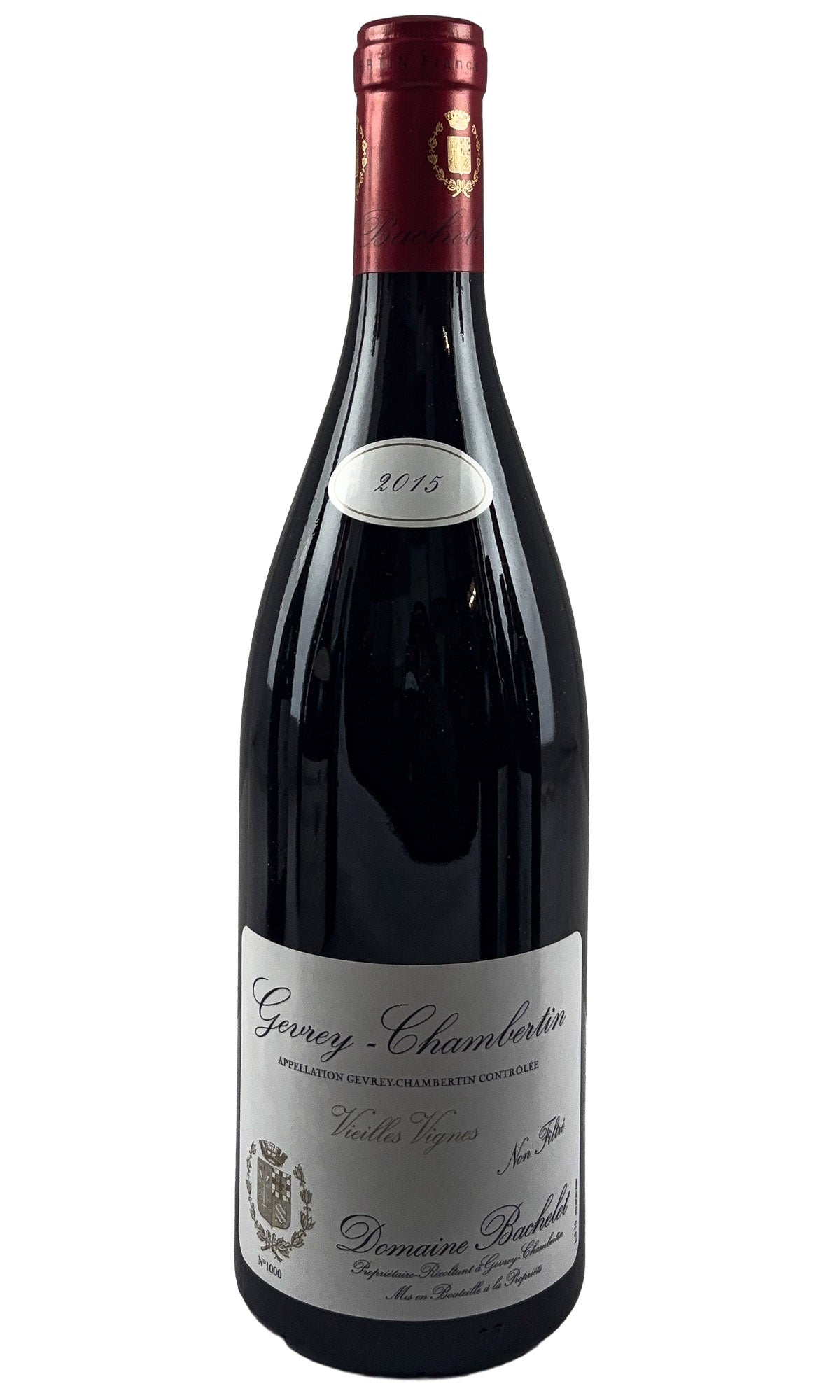 Bottle of Denis Bachelet, Gevrey-Chambertin Vieilles Vignes, 2015 - Red Wine - Flatiron Wines & Spirits - New York