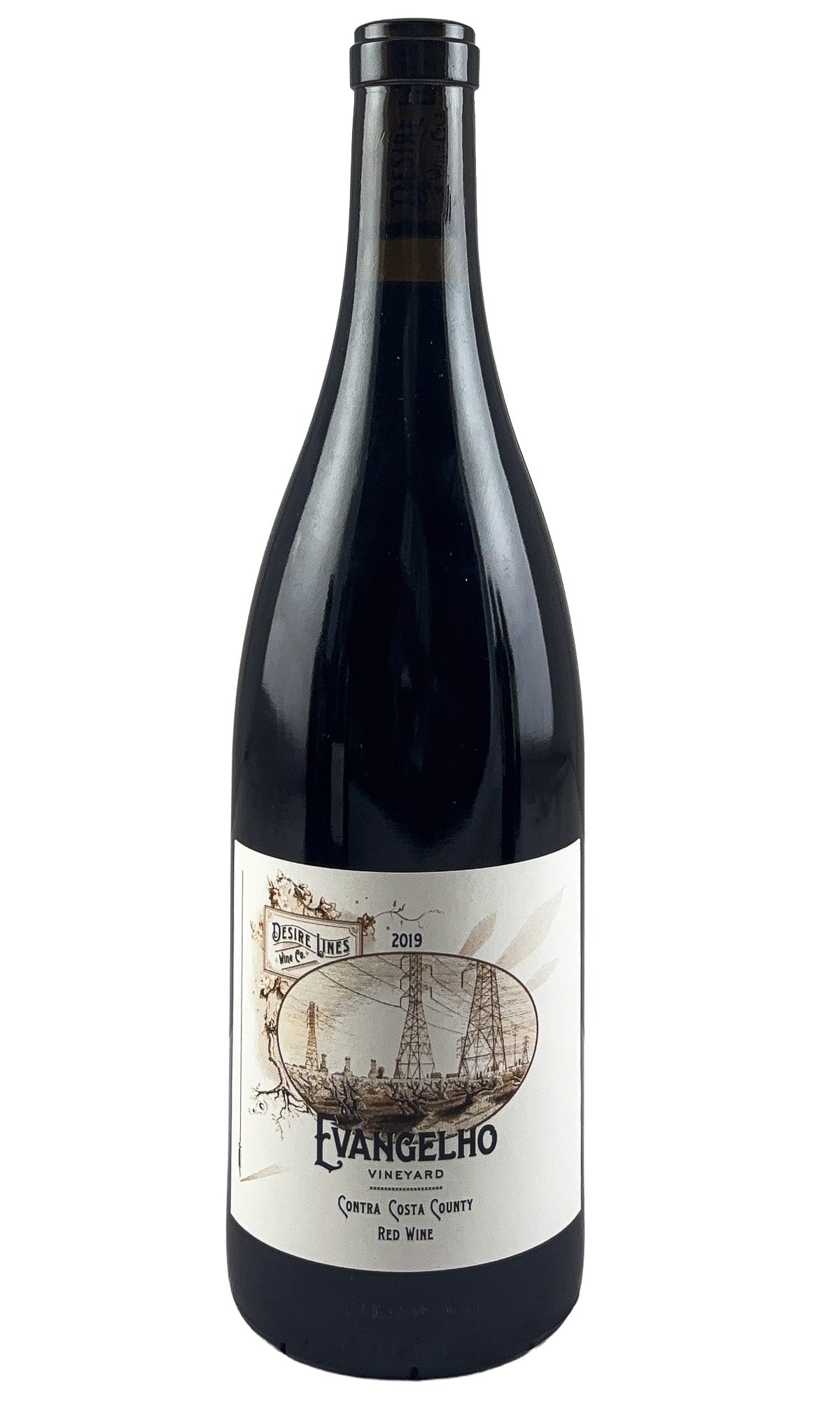 Bottle of Desire Lines, Evangelho Vineyard Carignan, 2019 - Red Wine - Flatiron Wines & Spirits - New York
