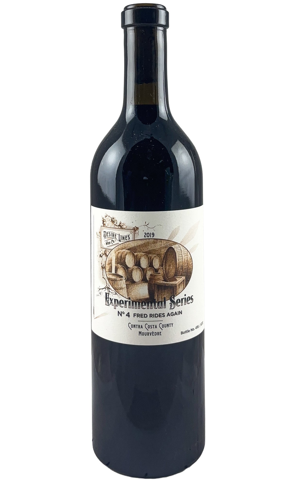 Bottle of Desire Lines, Experimental Series 4 Fred Rides Again Mourvedre, 2019 - Red Wine - Flatiron Wines & Spirits - New York