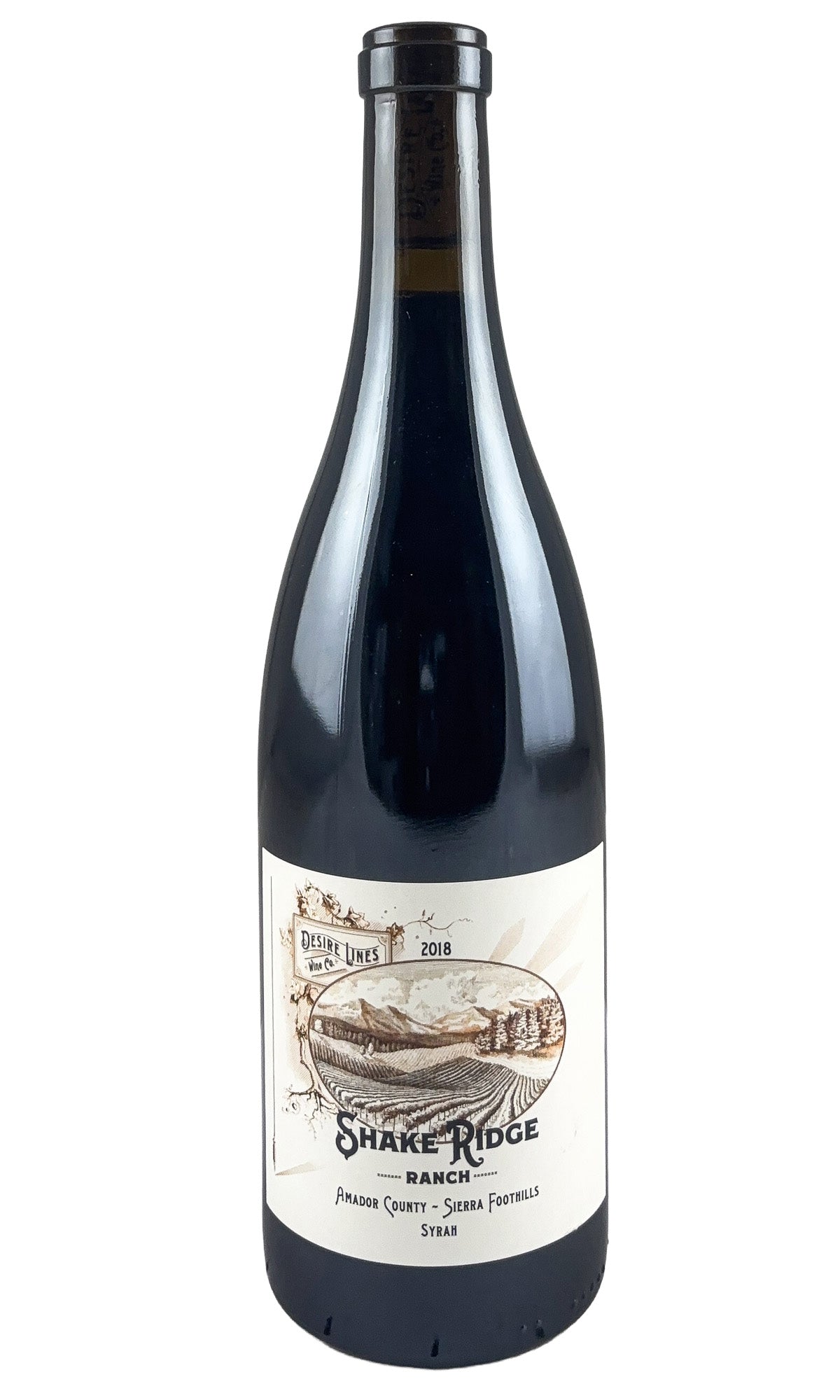 Bottle of Desire Lines, Syrah Shake Ridge Ranch, 2018 - Red Wine - Flatiron Wines & Spirits - New York
