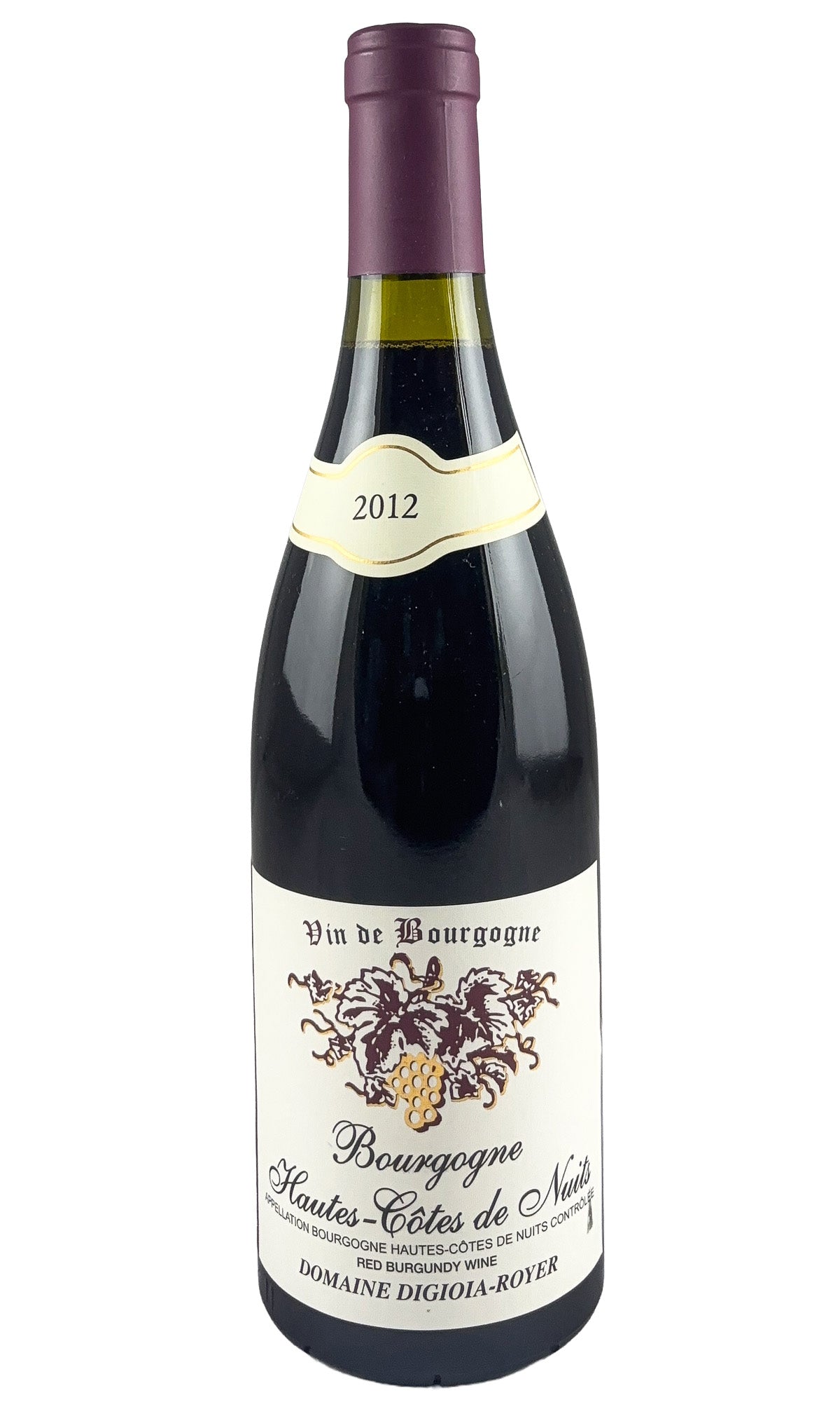 Bottle of Digoia-Royer, Bourgogne Rouge Haute-Cotes de Nuits, 2012 - Red Wine - Flatiron Wines & Spirits - New York