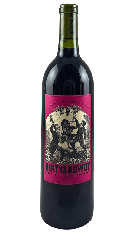 Bottle of Dirty and Rowdy, Carignane Rosewood Vineyard Old Vine, 2018 - Red Wine - Flatiron Wines & Spirits - New York