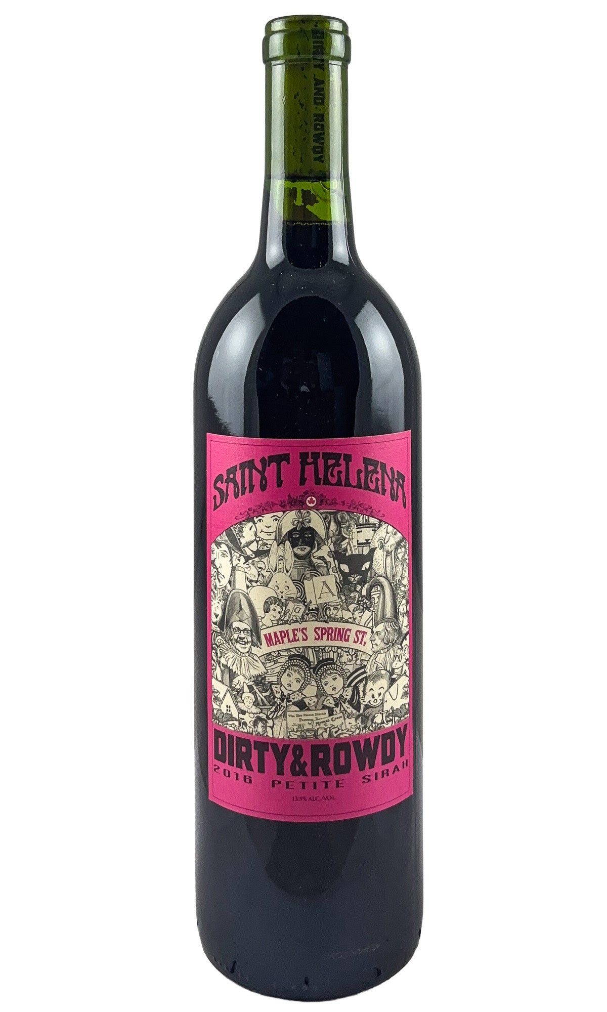 Bottle of Dirty and Rowdy, Petite Sirah Maple's Spring Street, 2018 - Red Wine - Flatiron Wines & Spirits - New York