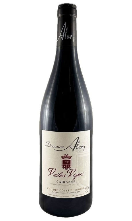 Bottle of Domaine Alary, Cairanne Vieilles Vignes, 2022 - Red Wine - Flatiron Wines & Spirits - New York