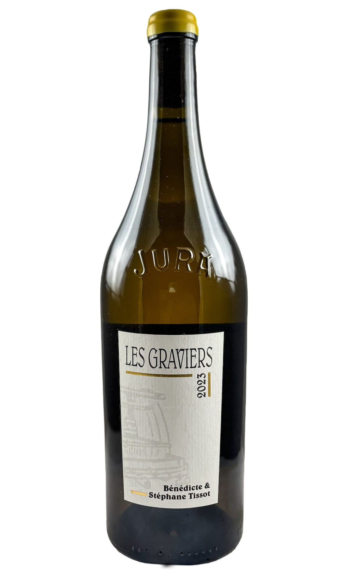 Bottle of Domaine Andre et Mireille Tissot (Benedicte et Stephane Tissot), Arbois Chardonnay 'Les Graviers', 2023 - White Wine - Flatiron Wines & Spirits - New York