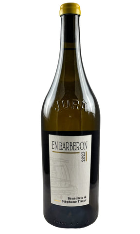 Bottle of Domaine Andre et Mireille Tissot (Benedicte et Stephane Tissot), Cotes du Jura Chardonnay 'En Barberon', 2023 - White Wine - Flatiron Wines & Spirits - New York