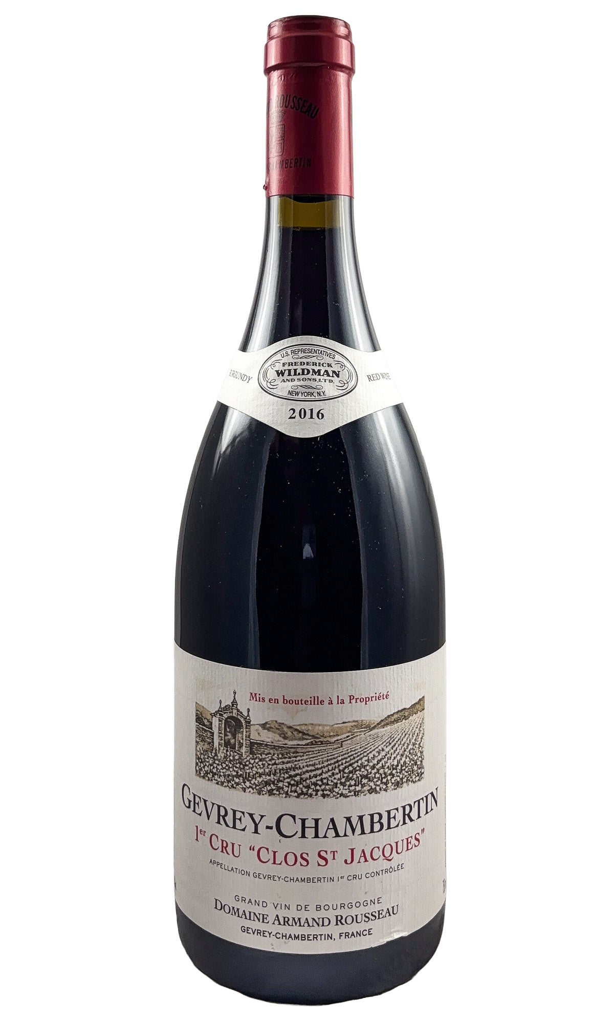 Bottle of Armand Rousseau Pere et Fils, Gevrey-Chambertin 1er Cru “Clos Saint Jacques”, 2016 - Red Wine - Flatiron Wines & Spirits - New York