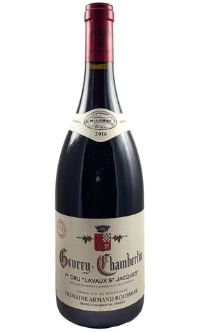 Bottle of Armand Rousseau Pere et Fils, Gevrey-Chambertin 1er Cru Lavaux Saint-Jacques, 2016 - Red Wine - Flatiron Wines & Spirits - New York