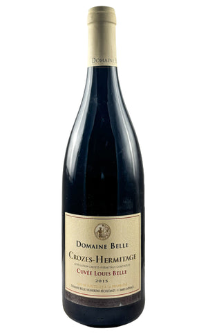 Bottle of Domaine Belle, Crozes Hermitage Cuvee Louis Belle, 2015 - Red Wine - Flatiron Wines & Spirits - New York