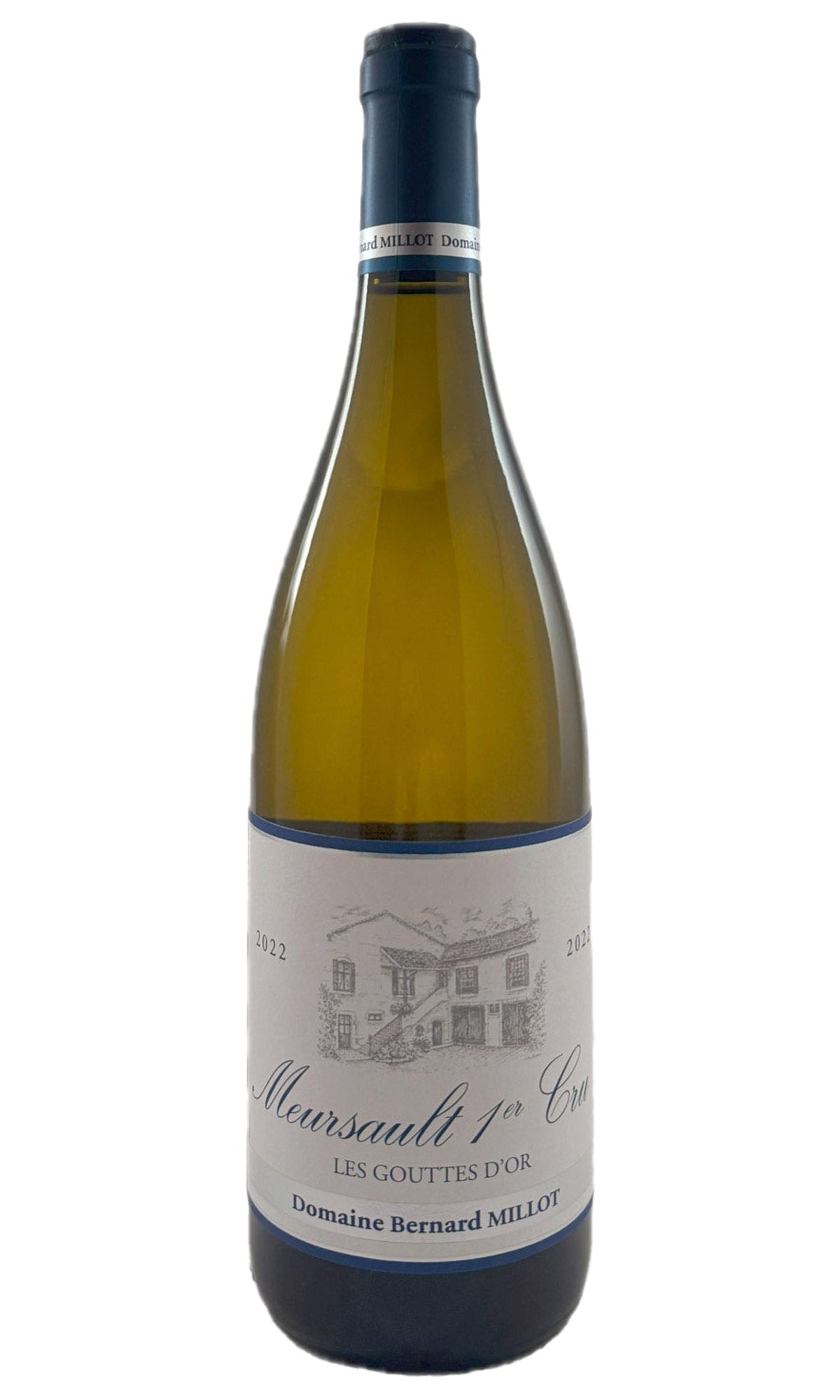 Bottle of Domaine Bernard Millot, Meursault 1er Cru Les Gouttes D'or, 2022 - White Wine - Flatiron Wines & Spirits - New York