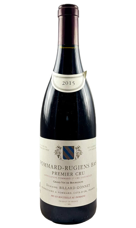 Bottle of Domaine Billard-Gonnet, Pommard 1er Cru, Les Rugiens-Bas, 2015 - Red Wine - Flatiron Wines & Spirits - New York