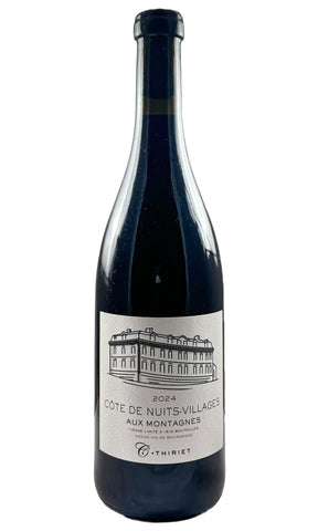 Bottle of Domaine Camille Thiriet, Cote de Nuits Villages 'Aux Montagne', 2024 - Red Wine - Flatiron Wines & Spirits - New York