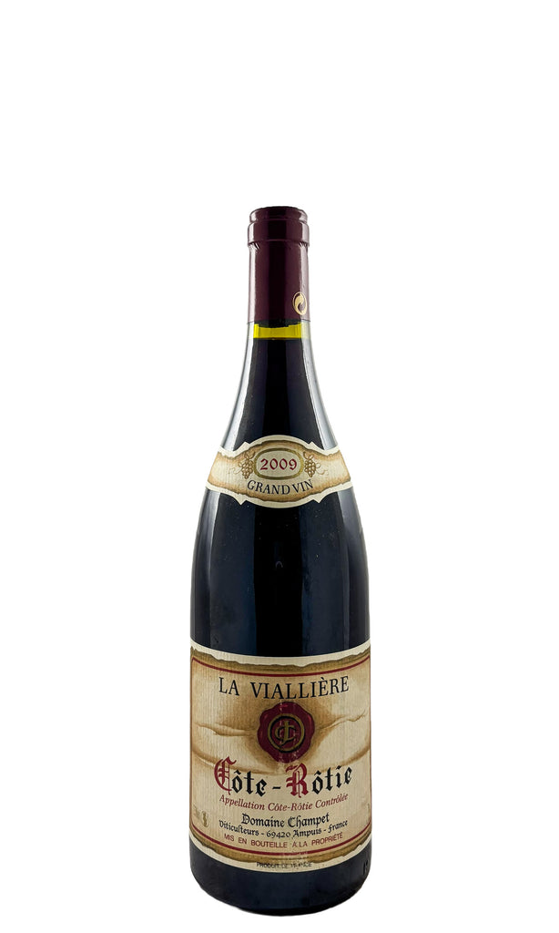Bottle of Domaine Champet, Cote-Rotie La Vialliere, 2009 - Red Wine - Flatiron Wines & Spirits - New York
